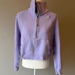 lululemon athletica Purple Half-Zip Sweatshirt